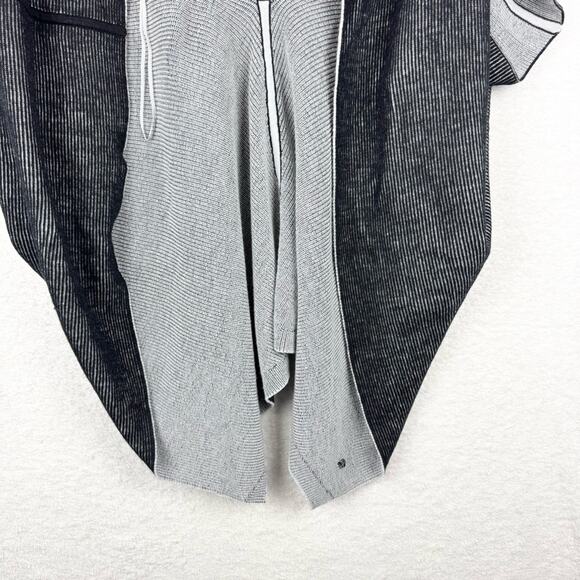 Lululemon Exaltation Wrap Merino Wool Black/Silver Ice - Yoga Gym Travel Commute - Picture 9 of 16